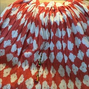 Beautiful flowy gauze maxi skirt